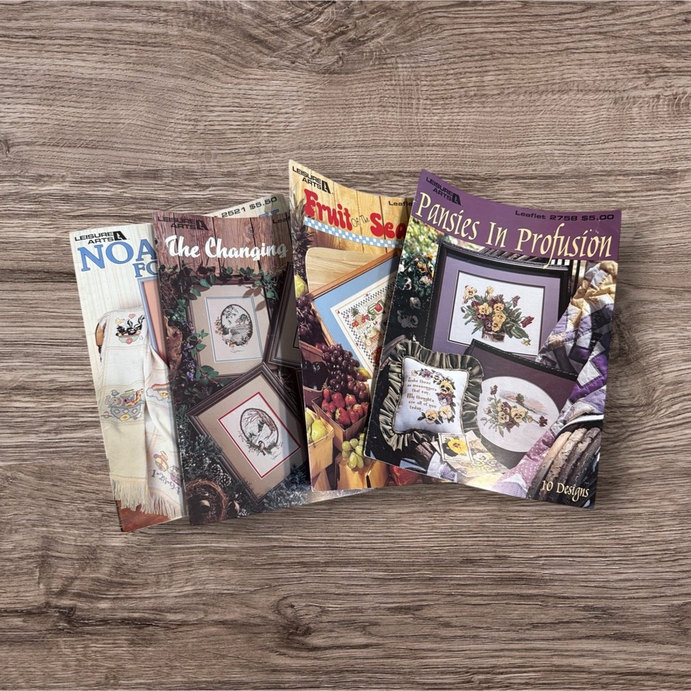 Cross Stitch Pattern Booklets Set